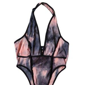 Cherie Los Angeles Sheer Body Suit || Small EUC